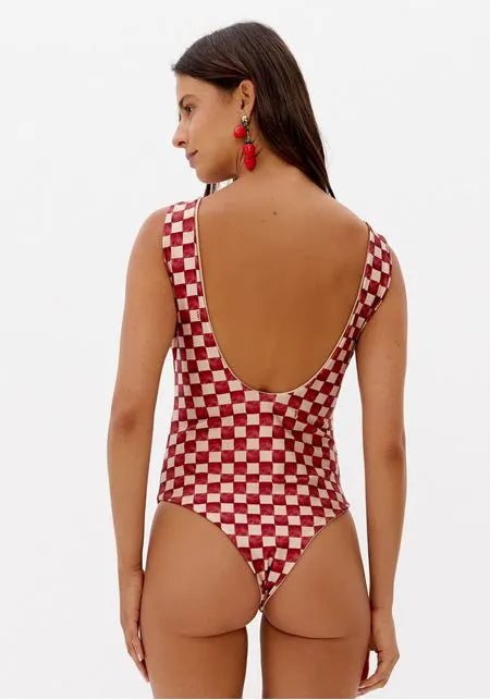 Body Double Face Estampa Morango