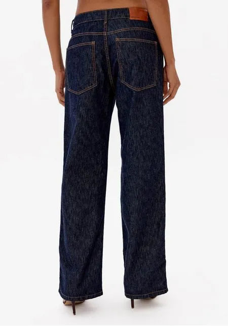 Calça Jeans Reta Cintura Média