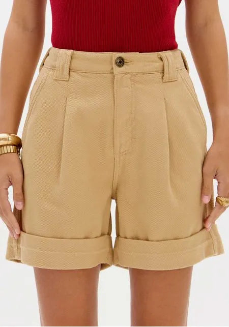 Bermuda Sarja Comfort Cintura Média
