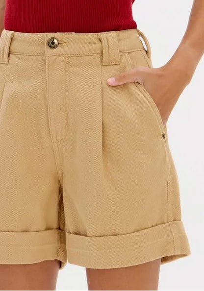 Bermuda Sarja Comfort Cintura Média
