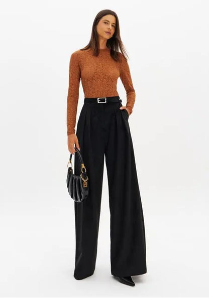 Blusa Manga Longa De Renda