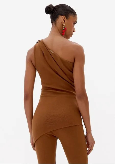 Blusa Ombro Único Assimétrica