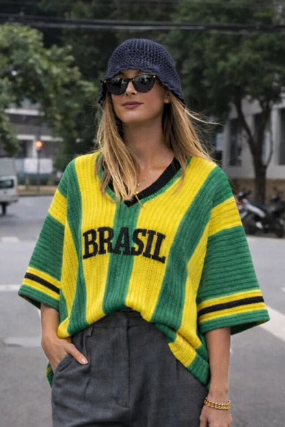 Blusa Brazil Tricot