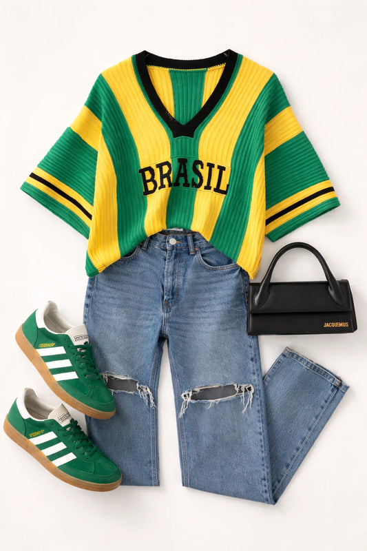 Blusa Brazil Tricot