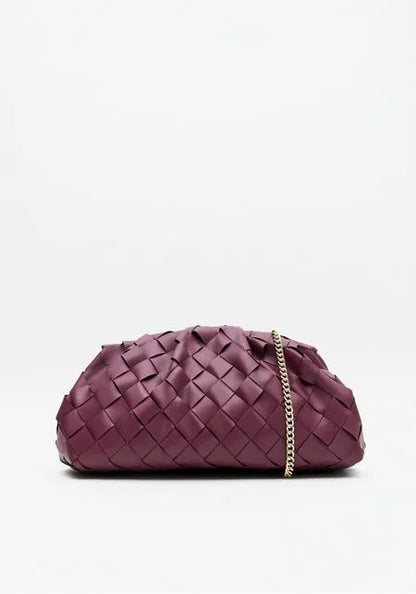 Bolsa Clutch Com Enfeite E Pingente