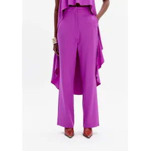 Calça Alfaiataria Full Length Purple