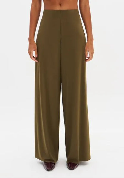 Calça Pantalona De Malha