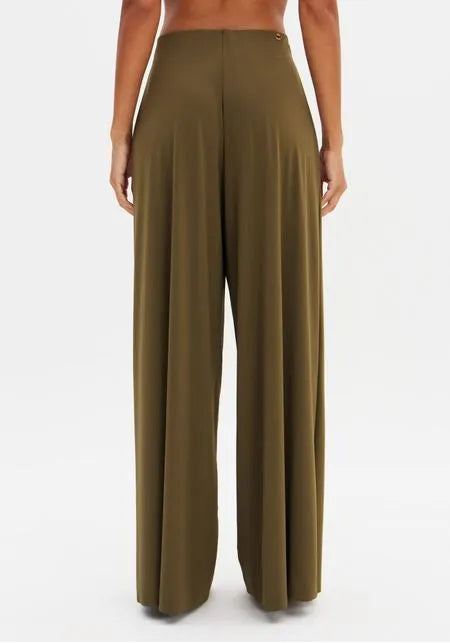 Calça Pantalona De Malha