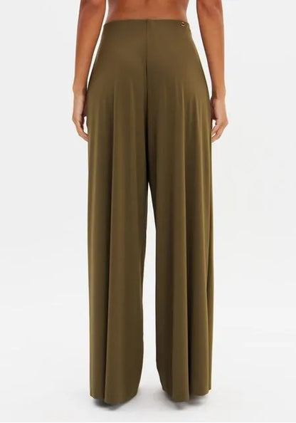 Calça Pantalona De Malha