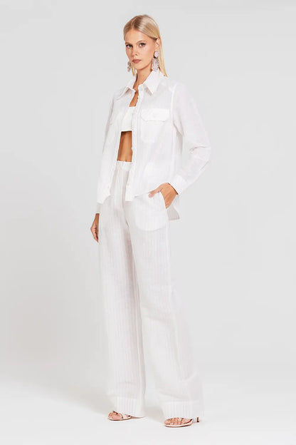 Camisa Denise - Vanilla/valsa
