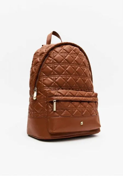 Mochila Matelassê Com Enfeite