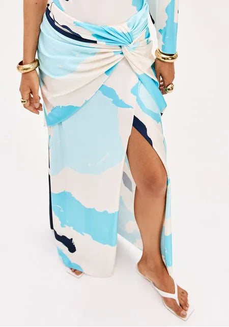 Saia Pareô Estampada