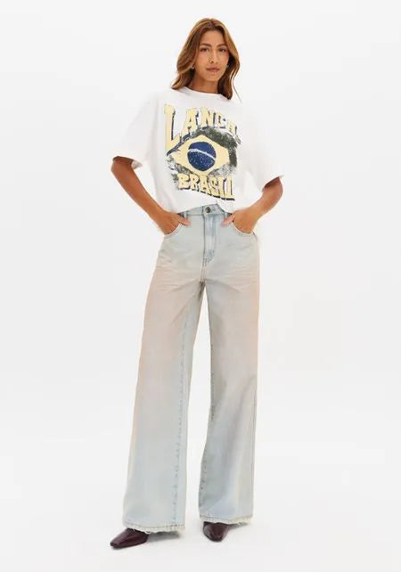 T-Shirt Oversized Manga Curta