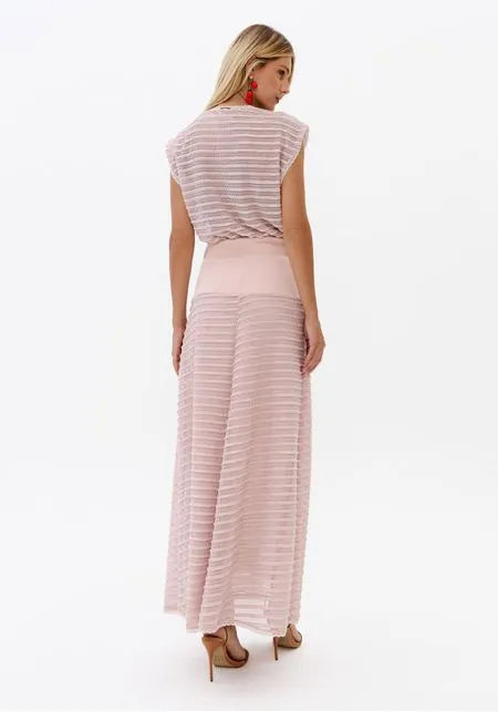 Vestido Evasê De Renda