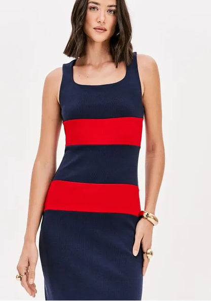 Vestido LP Super Midi Com Recortes