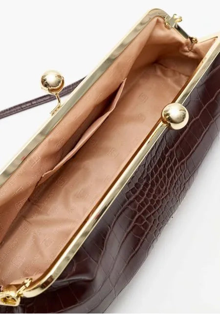 Bolsa LP Clutch Croco