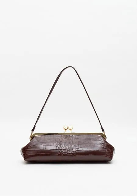 Bolsa LP Clutch Croco