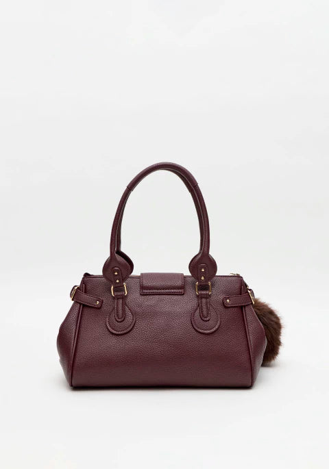 Bolsa LP Shoulder com enfeite cadeado