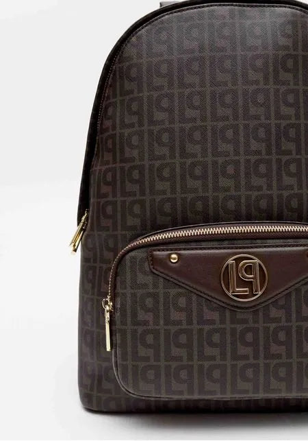 Mochila LP Monograma Com Enfeite
