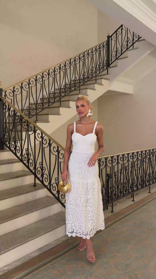 Vestido Midi renda