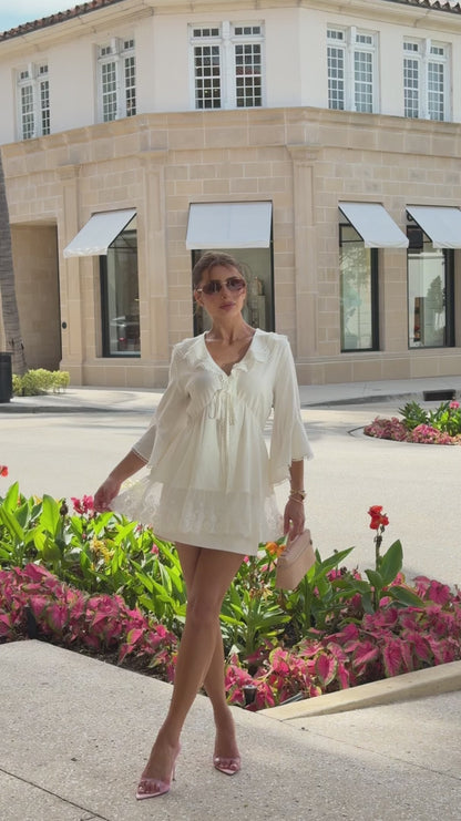 Bata Boho Chic Off-White Summer