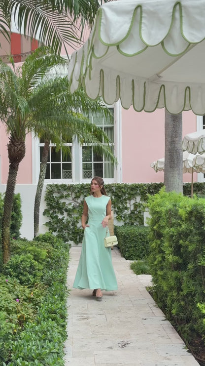 Vestido Midi Menta Candy Ocean