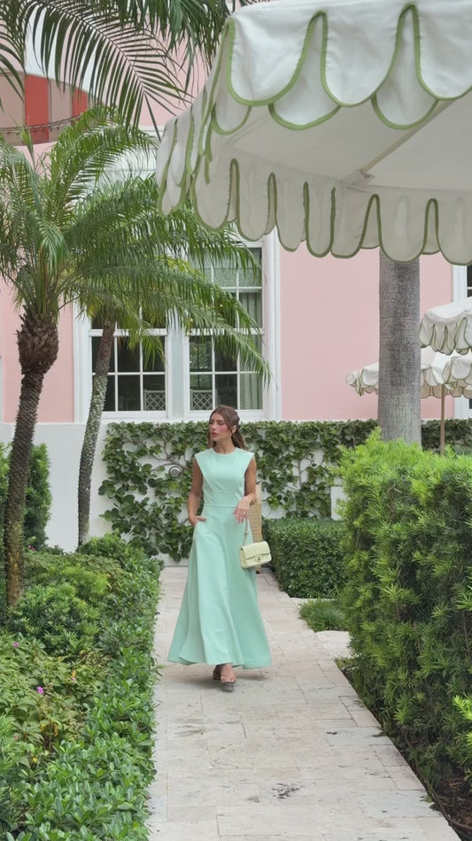 Vestido Midi Menta Candy Ocean